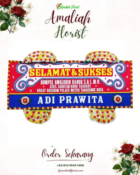 Papan Bunga Ucapan Selamat Sukaperna